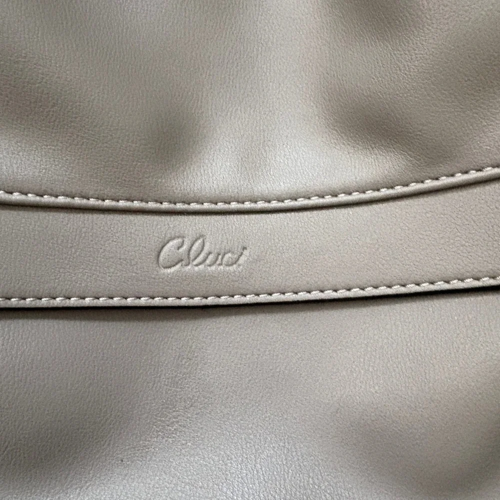 Cluci Gray Backpack Purse Convertible Shoulder‎ Bag Handbag Faux Leather